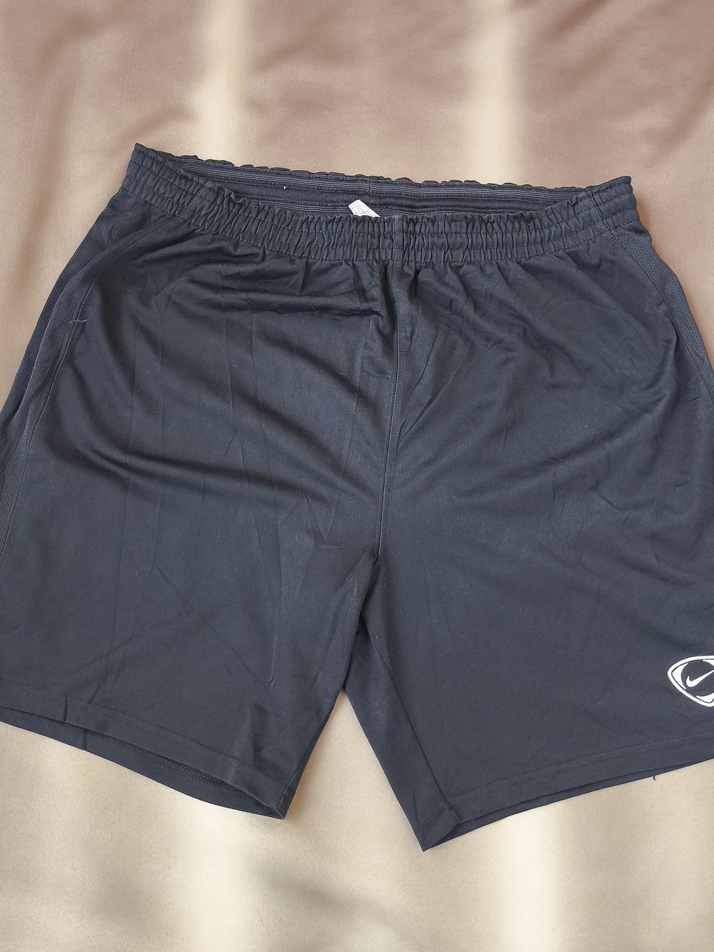 Nike Vintage Silver Tag Men's Large Black Soccer Shorts